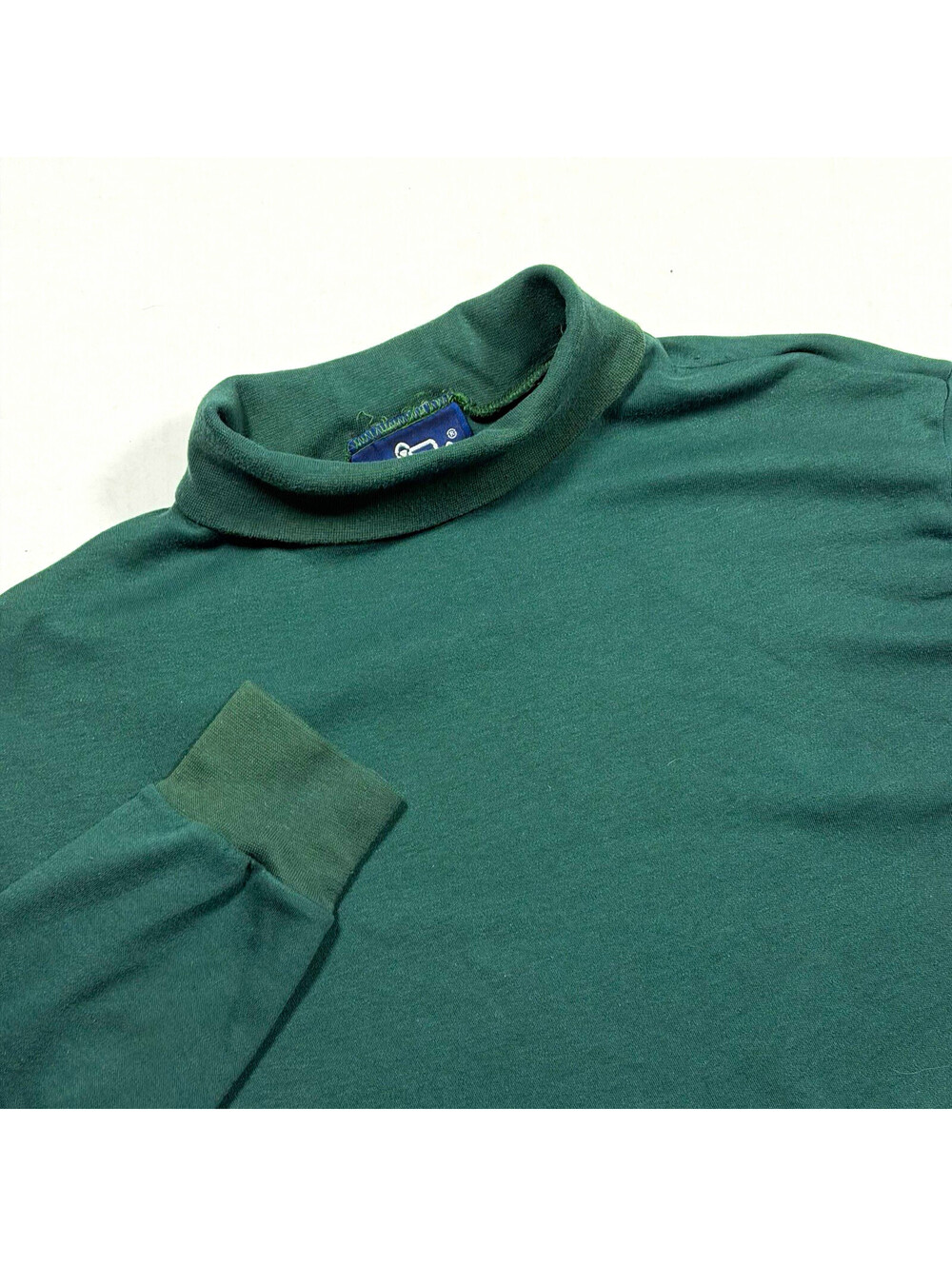 Woolrich Men's Green Cotton Knit Turtleneck Pullover Sweater Size L